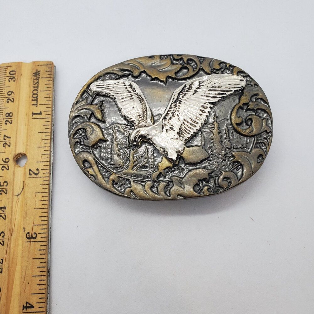 Vintage Eagle Belt Buckle Cowboy